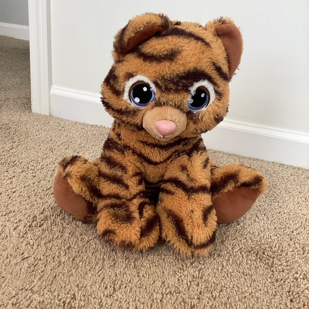Build A Bear Workshop sitting tiger cub stuffed animal | boy girl toy | 2016